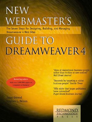 cover image of New Webmaster’s Guide to Dreamweaver 4